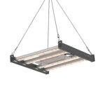 Lampada LED per coltivazione da 120 W | Spettro completo da 2,4 μmol/J | Lampada a 4 barre con controllo tramite app e regolazione dell'intensità luminosa per piante da interno da 2x2 piedi – Ciclo di crescita completo
