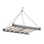 Lampada LED per coltivazione da 240 W | Spettro completo da 2,4 μmol/J | Lampada a 6 barre regolabile e controllabile tramite app per piante da interno da 3x3 piedi – Ciclo di crescita completo
