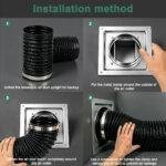 4/6inch flexible aluminum duct, heavy-duty 4-layer protection, 25 feet long, suitable for heating, cooling, ventilation and exhaust scenarios - immagine 7