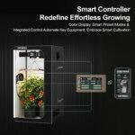 48"x24"x60" 1680D Mylar Grow Tent Kit with Smart Controller & Full Grow Equipment Set - immagine 3
