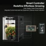 48"x48"x80" 1680D Mylar Grow Tent Kit with Smart Controller & Full Grow Equipment Set - immagine 3