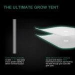 24''*24''*48'' (2×2) 1680D Indoor Grow Tent: Hydroponic, Climate Control, Optimal Growth - immagine 4