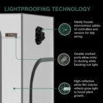 24''*24''*48'' (2×2) 1680D Indoor Grow Tent: Hydroponic, Climate Control, Optimal Growth - immagine 5