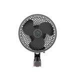 Ventilatore da 6 pollici con clip per tenda da coltivazione Smart, con motore EC resistente, velocità e oscillazione regolabili, classificazione IP44, resistente alle intemperie e silenzioso, ideale per il raffreddamento in coltura idroponica