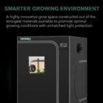 48''*48''*80'' (4×4) 1680D Indoor Grow Tent: Hydroponic, Climate Control, Optimal Growth - immagine 3